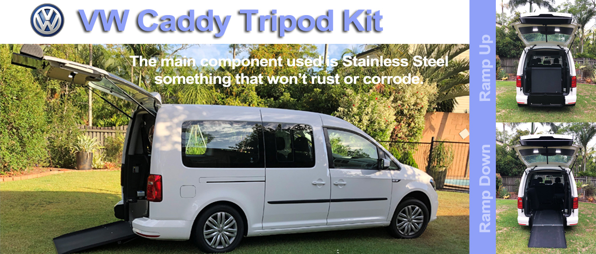VW Caddy Tripod Kit - Alternate Mobility Slacks Creek